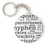 Punctuation Keychains