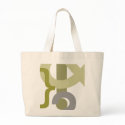 punctuation large tote bags