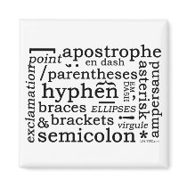 Punctuation Refrigerator Magnets