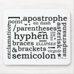 Punctuation Mouse Pad
