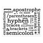 Punctuation Post Cards