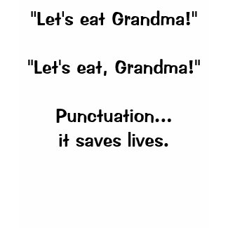 Punctuation shirt