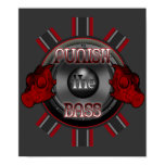 PUNISH the BASS dubstep Electro Industrial Punk posters