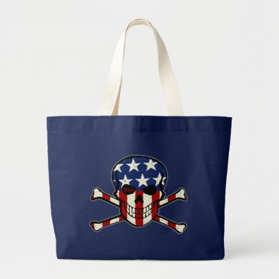 Punisher Skull Jumbo Tote Tote Bag by channelthree
