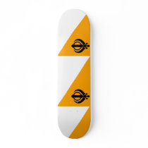 Punjab, Democratic Republic of the Congo flag Skateboard