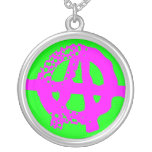 Punk Anarchy "A" Sterling Silver Necklace necklaces