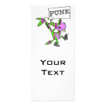 punk ass funky donkey cartoon customized rack card