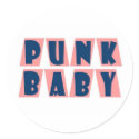 punk baby pink stickers by unclegear punk baby pink stickers