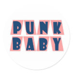 punk baby pink stickers