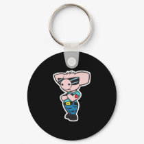 punk bad ass pig keychains by doonidesignsanimals punk bad ass pig keychains