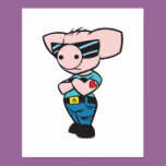 punk bad ass pig