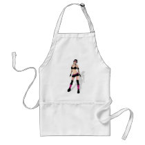 Punk Bomber Pilot Goth Pin Up aprons