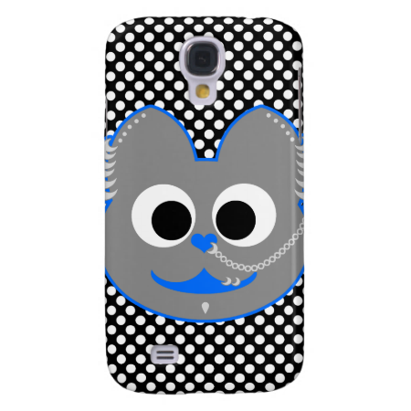 Punk Boy Kat Blue - Gray Samsung Galaxy S4 Cover