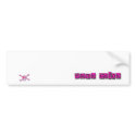 Punk Chick bumper stickers by tia_mackenzie Punk Chick bumper stickers