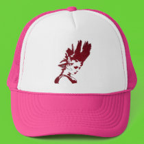 Punk Chick Safety Pin Cap hats by jaceyevans Punk Chick Safety Pin Cap hats