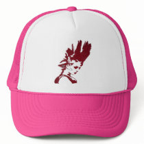 Punk Chick Safety Pin Cap hats