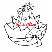 PUNK CHICK T SHIRT by alittleblack PUNK CHICK T SHIRT
