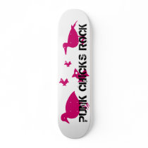 PUNK CHICKS ROCK SKATE DECKS