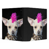 Punk Chihuahua Binder