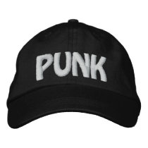 PUNK embroidered hats by gr33nleaf PUNK embroidered hats