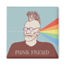 Punk Freud Fridge Magnets