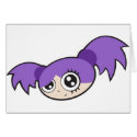 Punk Girl Purple cards by onnoillustration Punk Girl Purple cards