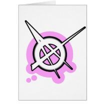 punk girls ANARCHY PUNK ROCK music cards