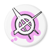 punk girls ANARCHY PUNK ROCK music Refrigerator Magnet