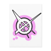 punk girls ANARCHY PUNK ROCK music Postcards