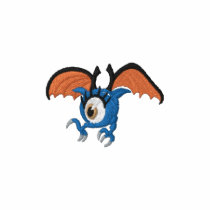 Punk Goth Winged Eyeball  GOTH GIRL embroidered shirts
