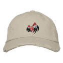 Punk Goth Winged Heart SMALL embroideredhat