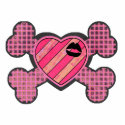 Punk Heart and Crossbones photo sculptures by doonidesigns Punk Heart and Crossbones photo sculptures