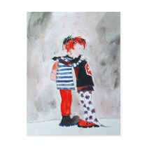 Punk hug postcards by lukaluka Punk hug postcards