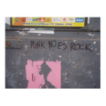 Punk Is Not Rock - Graffiti Poster