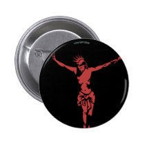 Punk Jesus Button buttons