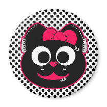 Punk KiKi Kitty magnets