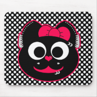 Punk KiKi Kitty Mouse Pad