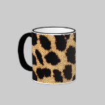 Punk Leopard Print Mug mugs