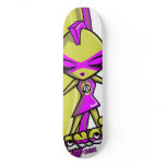 Punk Mascot Custom Skate Board