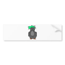 Punk Penguin bumper stickers by sammimlamv Punk Penguin bumper stickers