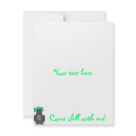 Punk Penguin Personalized Announcement