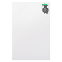 Punk Penguin Personalized Stationery