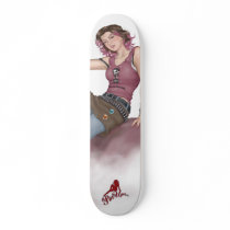 Punk PinUp Girl skateboards by pinupsnow Punk PinUp Girl skateboards