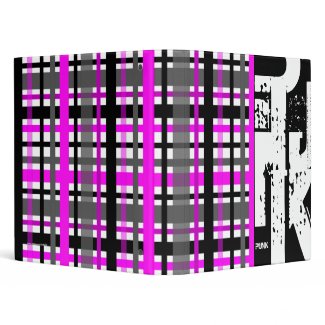Punk Plaid Avery Binder binder
