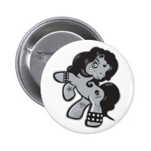 Punk Pony Buttons