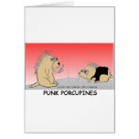 Punk Porcupines Funny Gifts Tees & Collectibles cards