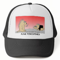 Punk Porcupines Funny Gifts Tees & Collectibles hats by beardiethor123 Punk Porcupines Funny Gifts Tees & Collectibles hats