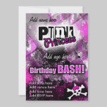 Punk Princess Birthday Bash invitations