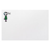 Punk Princess Personalized Stationery