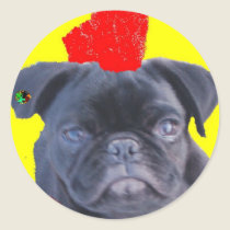 Punk Pug Sticker